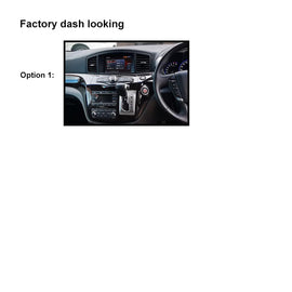 10 Inch Facia FANISSANELGRAND20102015E5210 Fascia Dash Plate Panel For Nissan Elgrand 2010-2015 E52