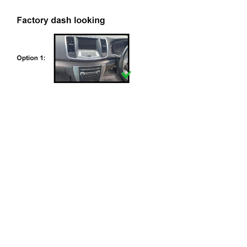 10 Inch Facia FANISSANMAXIMA2009201310 Fascia Dash Plate Panel For Nissan Maxima 2009-2013
