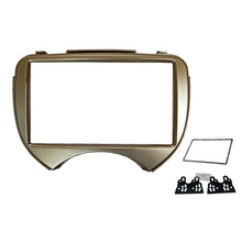Load image into Gallery viewer, Double 2 Din FANISSANMICRA201120147 Facia Kit Fascia Dash Plate Panel For Nissan Micra 2011-2014