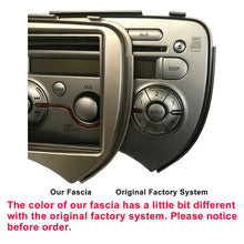 Load image into Gallery viewer, Double 2 Din FANISSANMICRA201120147 Facia Kit Fascia Dash Plate Panel For Nissan Micra 2011-2014