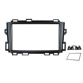 Double 2 DIN FANISSANMURANO2009ON7 FACIA KIT Panel Fascia Dash Plate For Nissan Murano Z51 2009+