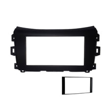 Load image into Gallery viewer, Double 2 DIN FANISSANNAVARANP3002015ON7MB Fascia KIT Facia Panel Plate For Nissan Navara NP300 2015+ Matt Black