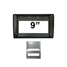 Load image into Gallery viewer, 9" FACIA KIT F9NS7+FDINM2 Fascia Dash Plate Panel With Horizontal Din Mounting Kit For Nissan Universal