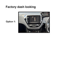 10 Inch Facia FAPEUGEOT20082013ON10 Fascia Dash Plate Panel For Peugeot 2008 2013+