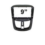 9 Inch Facia FAPEUGEOT207200620119 Fascia Dash Plate Panel For Peugeot 207 2006-2011