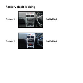 9 Inch Facia FAPEUGEOT307200120089SB Fascia Dash Plate Panel For Peugeot 307 2001-2008 Small Black