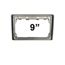 Load image into Gallery viewer, 9 Inch Facia FAPEUGEOT307200120089SS Fascia Dash Plate Panel For Peugeot 307 2001-2008 Small Silver