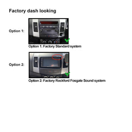 Double 2 DIN FAPEUGEOT4007200920127 Facia Kit Panel Fascia Plate Dash For Mitsubishi Outlander 2007-2012 Peugeot 4007 2009-2012