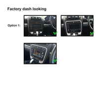 Load image into Gallery viewer, 9 Inch Facia FAPORSCHECAYENNE200220109 Fascia Dash Plate Panel For Porsche Cayenne 2002-2010
