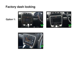 9 Inch Facia F9PS2 Fascia Dash Plate Panel For Porsche Cayenne 2002-2010