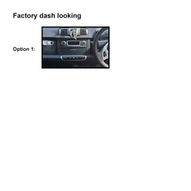 9 Inch Facia FASMARTFORTWO201020149 Fascia Dash Plate Panel For Smart Fortwo 2010-2014