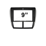 9 Inch Facia FASUBARUFORESTER200820129 Fascia Dash Plate Panel For Subaru Forester Impreza WRX 2007-2014
