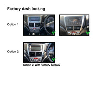Load image into Gallery viewer, 9 Inch Facia FASUBARUFORESTER200820129 Fascia Dash Plate Panel For Subaru Forester Impreza WRX 2007-2014