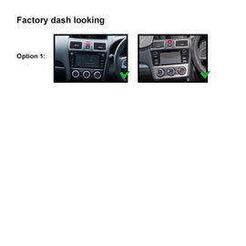 9 Inch Facia FASUBARUFORESTER201520189 Fascia Dash Plate Panel For Subaru Forester Levorg Impreza XV 2015-2017