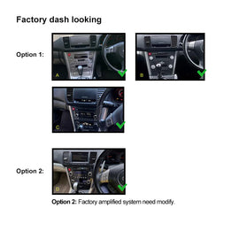 9 Inch Facia FASUBARULIBERTY200320099 Fascia Dash Plate Panel For Subaru Liberty Outback 2003-2009