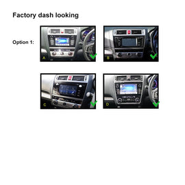 9 Inch Facia FASUBARULIBERTY2015ON9 Fascia Dash Plate Panel For Subaru Liberty Outback 2015+