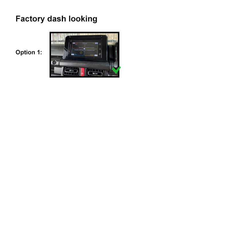 9 Inch Facia FASUZUKIJIMNY2018ON9 Fascia Dash Plate Panel For Suzuki Jimny 2018+