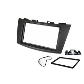 Double 2 DIN FASUZUKISWIFT2011ON7 Facia Kit Fascia Panel Dash Plate For Suzuki Swift 2011 Onwards