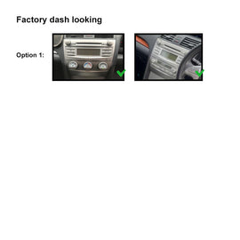 9 Inch Facia F9TY7 Fascia Dash Plate Panel For Toyota Aurion Camry 2006-2011