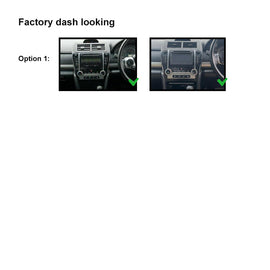 10 Inch Facia FATOYOTACAMRY2012201710 Fascia Dash Plate Panel For Toyota Camry 2012-2017