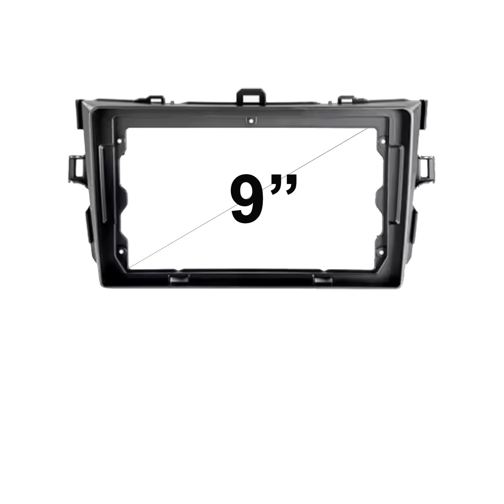 9 Inch Facia FATOYOTACOROLLA20072011L9 Fascia Dash Plate Panel Compatible With Toyota Corolla 2007-2011 Large