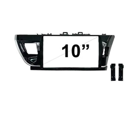 10 Inch Facia FATOYOTACOROLLASEDAN2013201610 Fascia Dash Plate Panel For Toyota Corolla Sedan 2013-2016
