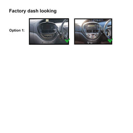 9 Inch Facia F9TY33 Fascia Dash Plate Panel For Toyota Estima / Tarago 2001-2006