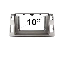 10 Inch Facia FATOYOTAESTIMA2006ON10S Fascia Dash Plate Panel For Toyota Estima / Tarago 2006+ Silver