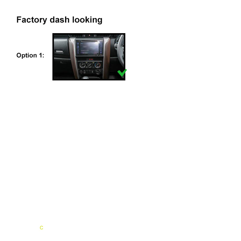 9 Inch Facia FATOYOTAFORTUNER201520209 Fascia Dash Plate Panel For Toyota Fortuner 2015-2020
