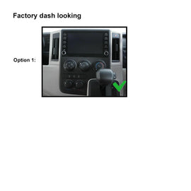 9 Inch Facia F9TY36 Fascia Dash Plate Panel For Toyota Hiace 2019-2022