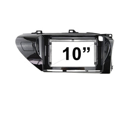 10 Inch Facia FATOYOTAHILUX2015ON10 Fascia Dash Plate Panel For Toyota Hilux 2015+