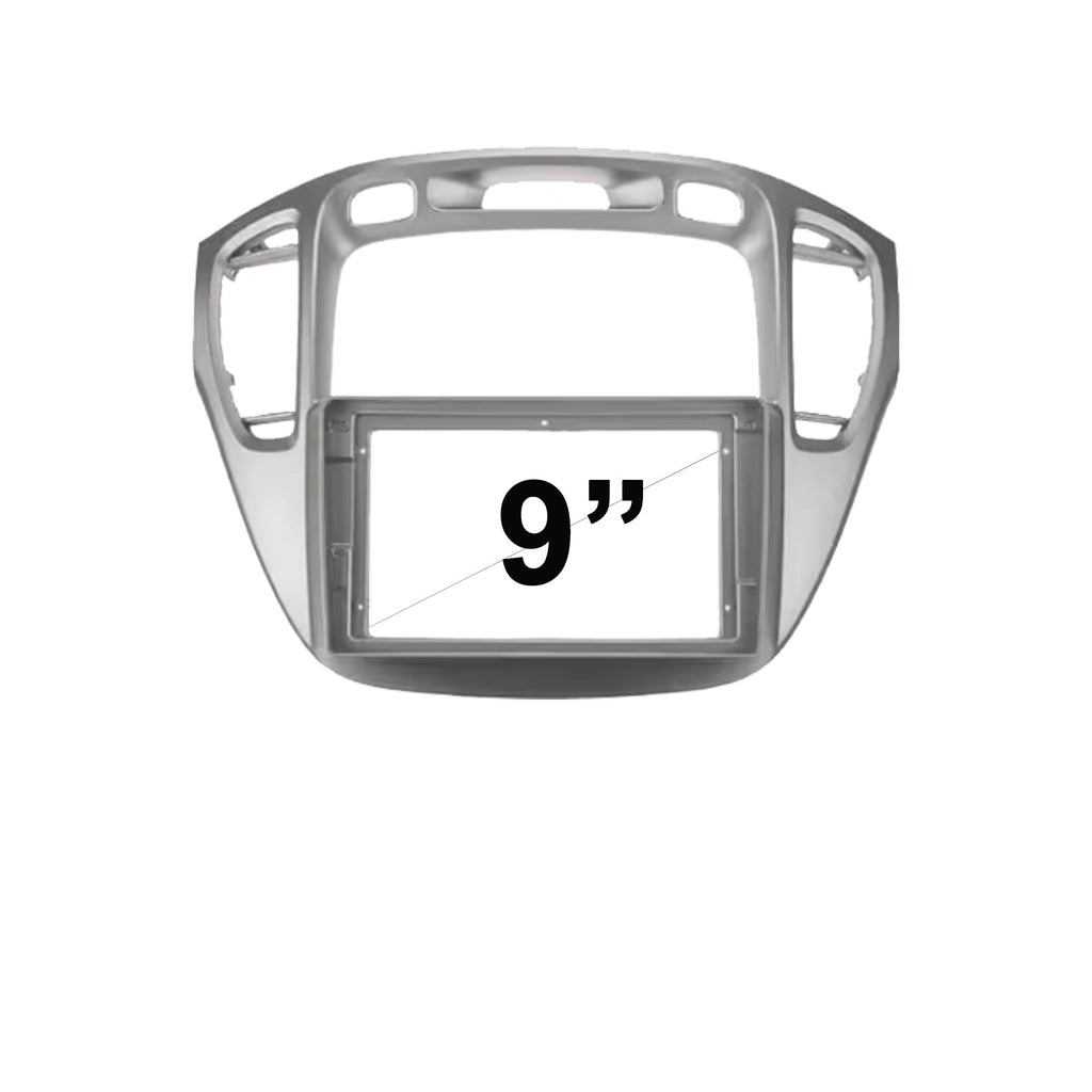 9 Inch Facia FATOYOTAKLUGER200020079 Fascia Dash Plate Panel For Toyota Kluger 2000-2007