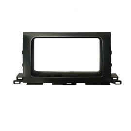 Double 2 DIN FATOYOTAKLUGER2014ON7 Facia Fascia Panel Plate Dash For Toyota Kluger 2014+