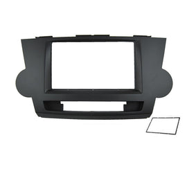 Double 2 Din FATOYOTAKLUGERGRANDE200720137 Facia Kit Fascia Dash Plate For Toyota Kluger Grande 2007-2013