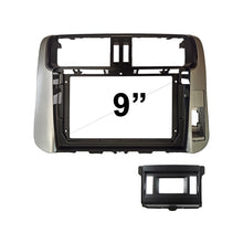 Load image into Gallery viewer, 9&quot; FACIA KIT FATOYOTAPRADO200920139R1 CAC MADE Fascia Dash Plate Panel Compatible With Toyota Prado 2009-2013 With Relocated Kit