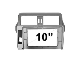 10 Inch Facia FATOYOTAPRADO2014201710 Fascia Dash Plate Panel Compatible With Toyota Prado 2014-2017