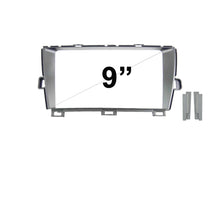 Load image into Gallery viewer, 9 Inch Facia FATOYOTAPRIUS200920159S Fascia Dash Plate Panel Compatible With Toyota Prius 2009-2015 Silver