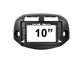 10 Inch Facia FATOYOTARAV42006201210 Fascia Dash Plate Panel Compatible With Toyota Rav4 2006-2012