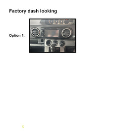9 Inch Facia F9TY85 Fascia Dash Plate Panel Compatible With Toyota Rukus (Rumion) 2010-2015