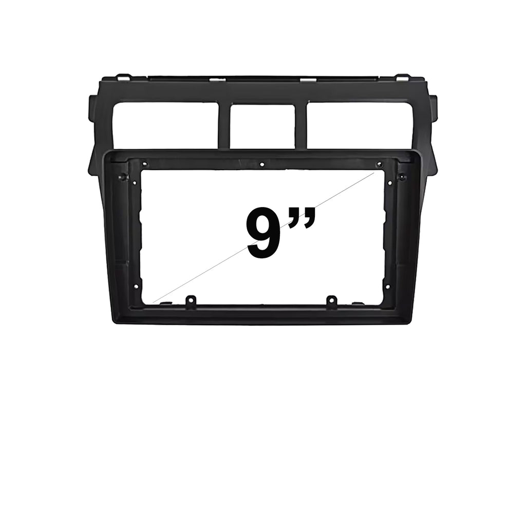 9 Inch Facia FATOYOTAYARIS200520119 Fascia Dash Plate Panel Compatible With Toyota Yaris 2005-2011