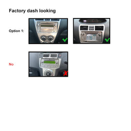 9 Inch Facia F9TY74 Fascia Dash Plate Panel Compatible With Toyota Yaris 2005-2011