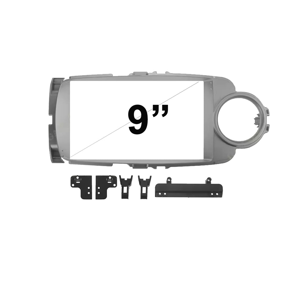 9 Inch FACIA F9TY75 Fascia Dash Plate Panel Compatible With Toyota Yaris 2011-2013