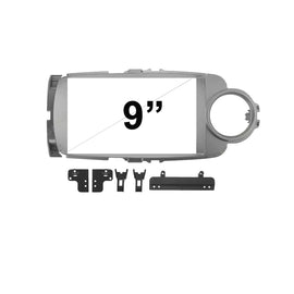 9 Inch FACIA F9TY75 Fascia Dash Plate Panel Compatible With Toyota Yaris 2011-2013