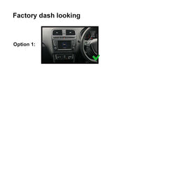 9 Inch Facia F9VW3 Fascia Dash Plate Panel Compatible With VW Polo 2015-2017