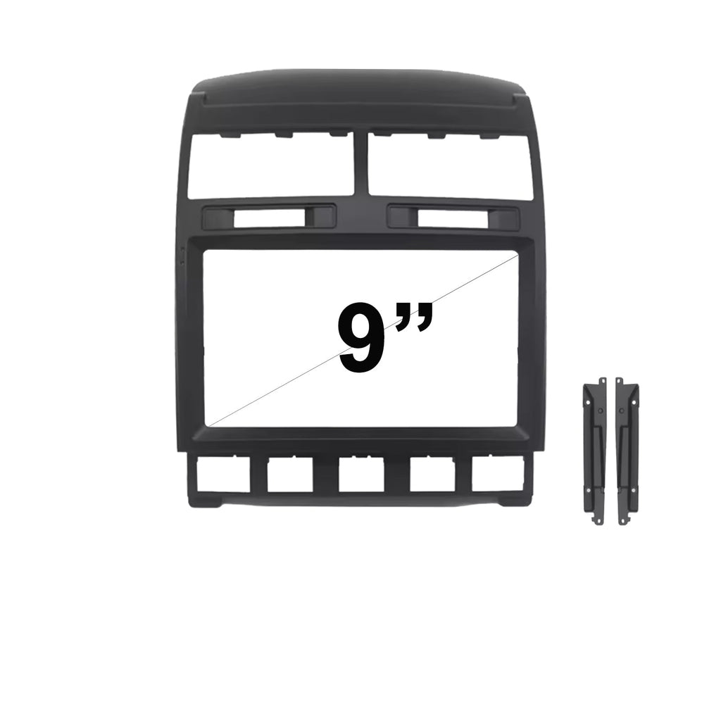 9 Inch Facia FAVWTOUAREG200420109 Fascia Dash Plate Panel Compatible With VW Touareg 2004-2010