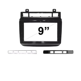 9 Inch Facia F9VW7 Fascia Dash Plate Panel Compatible With VW Touareg 2010-2018