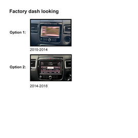 9 Inch Facia F9VW7 Fascia Dash Plate Panel Compatible With VW Touareg 2010-2018