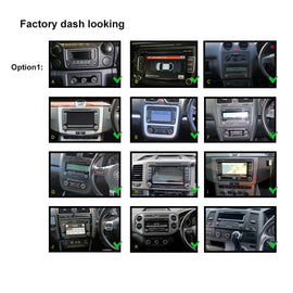 10 Inch Facia FAVWUNIVERSAL10 Fascia Dash Plate Panel Compatible With VW Universal