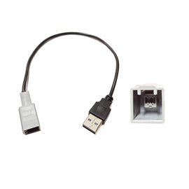 USBTY2 Factory USB Retention Adapter Compatible with Toyota Lexus Mazda 3 Honda City Subaru 2012+