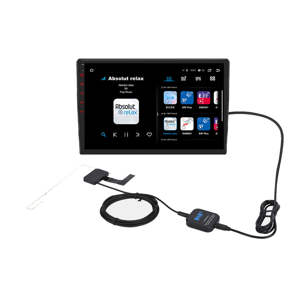 NAKADAB2 DAB+ Antenna With USB Adapter Receiver Box Dongle For Nakamichi Android System